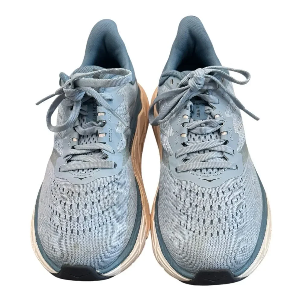 HOKA One One Arahi 5 Women's Blue Running Shoes Sneakers 8
